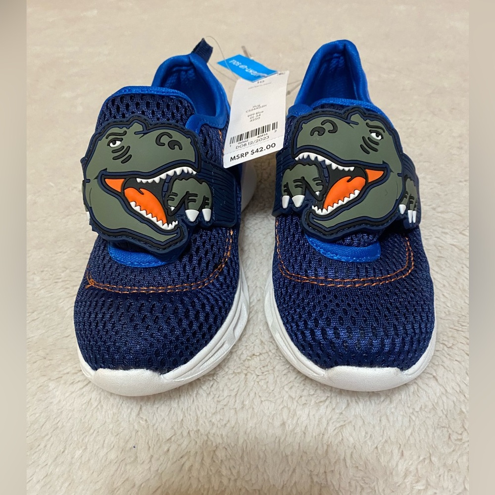 Carter's Toddler Boys Dinosaur Light-Up Sneakers (New)